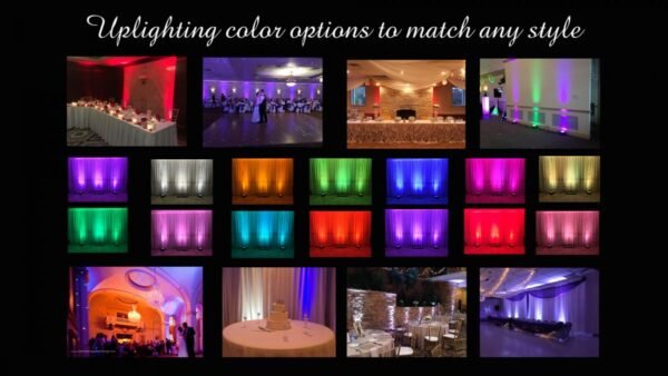 Uplighting color options