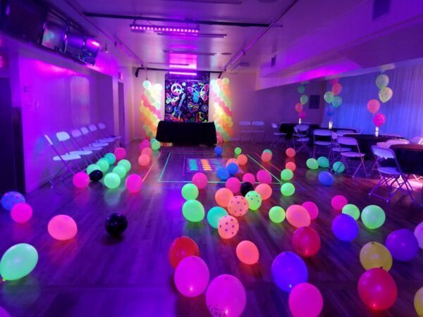 Glow in the dark balloons
