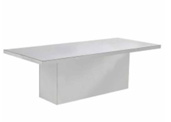 Silver Block Table
