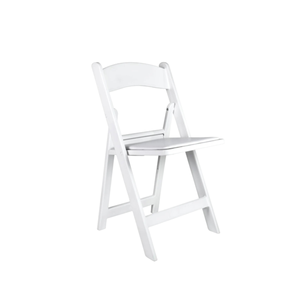 A.4. White padded chair