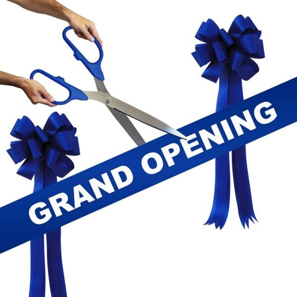 Jumbo Scissors and ribbon