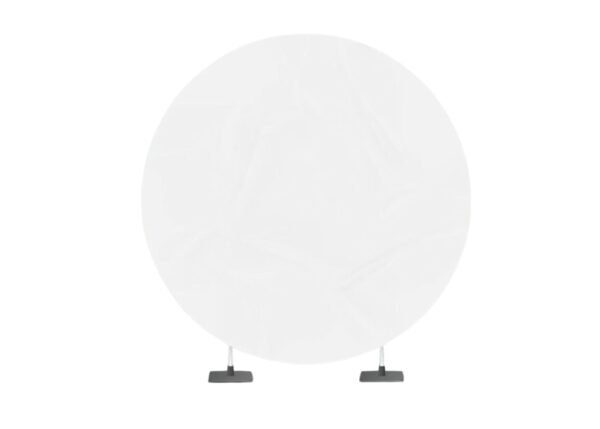 White Round Acrylic Wall