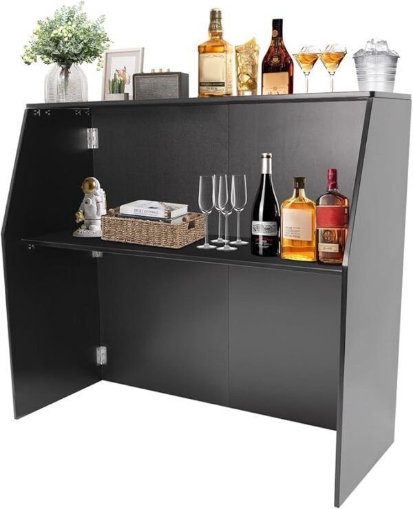 Black 4′ Folding Bar