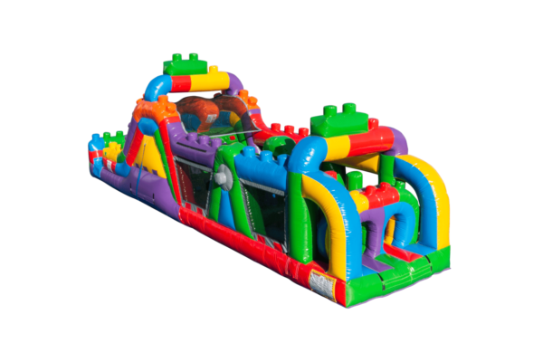 38 Ft Mega Blocks Wet Dry Obstacle Course-HR - Image 2