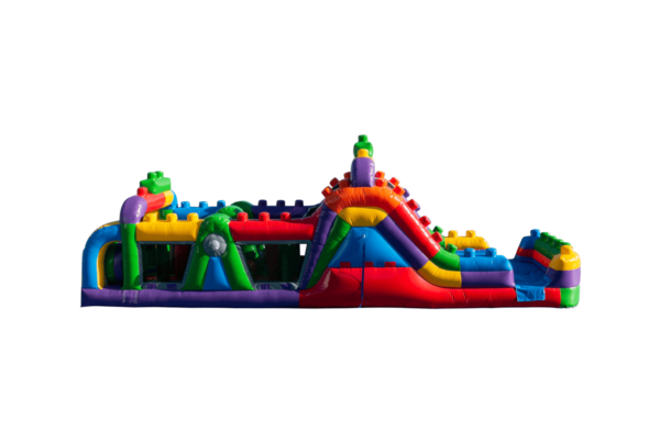38 Ft Mega Blocks Wet Dry Obstacle Course-HR - Image 7