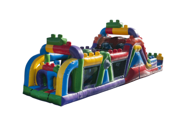 38 Ft Mega Blocks Wet Dry Obstacle Course-HR - Image 6